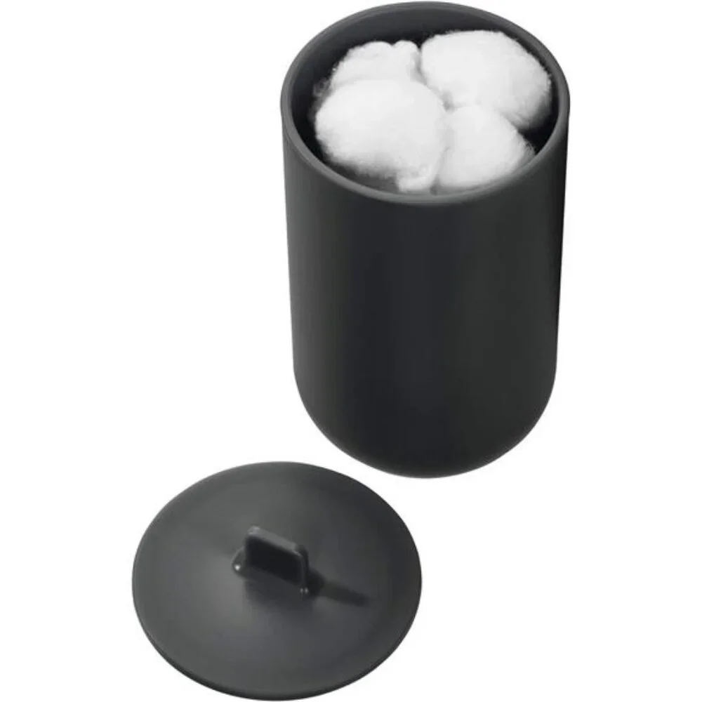 Cade Canister Bathroom Storage Jar with Lid for Bathroom,Vanity, Desk,Countertop